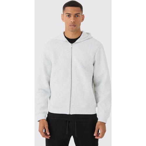 Sweat à capuche basique zippé homme - S - Boohooman - Modalova