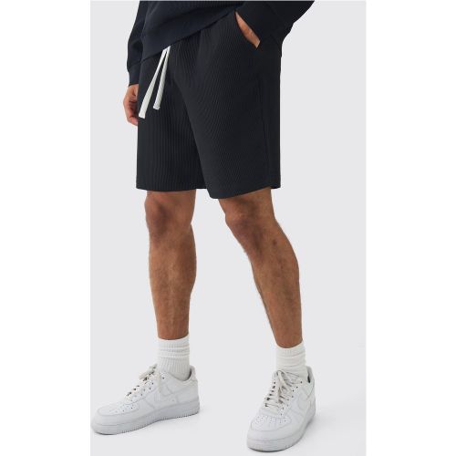 Short de tailleur plissé à col contrastant - S - Boohooman - Modalova