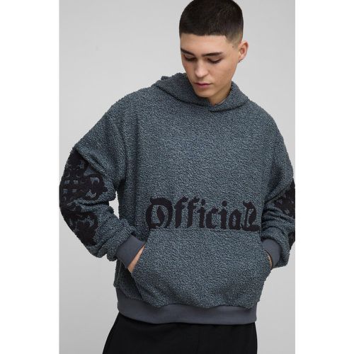 Sweat à capuche oversize en polaire - Official - S - Boohooman - Modalova