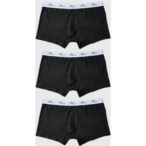 Grande taille - Lot de 3 boxers mi-longs - MAN - XXXL - Boohooman - Modalova