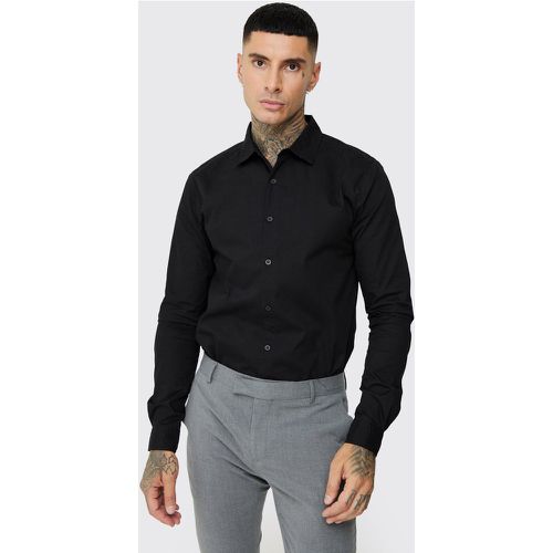 Tall - Chemise en popeline en - S - Boohooman - Modalova