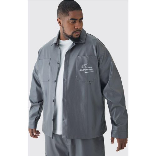 Grande taille - Chemise à manches contrastantes - XXXL - Boohooman - Modalova