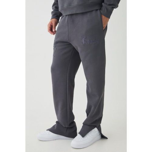 Jogging habillé à broderie - S - Boohooman - Modalova