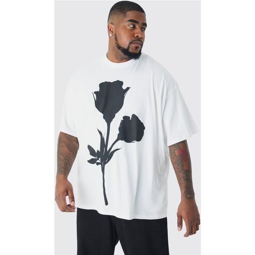 Grande taille - T-shirt fleuri - XXXL - Boohooman - Modalova