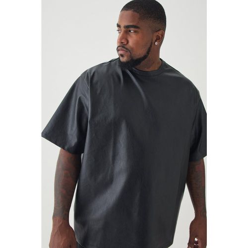 Grande taille - T-shirt oversize enduit - XXXXL - Boohooman - Modalova