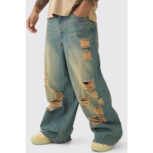 Jean extra baggy déchiré - 28R - Boohooman - Modalova