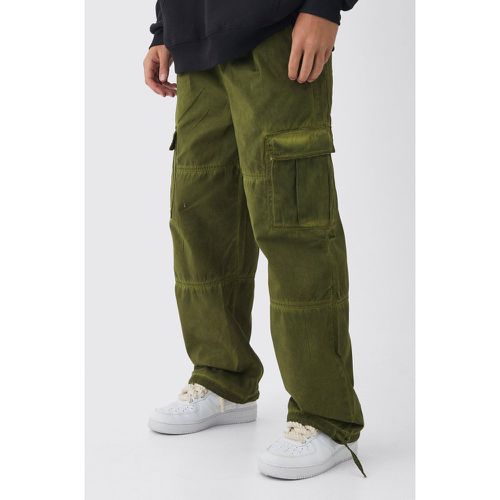 Pantalon cargo baggy délavé imprimé - 28 - Boohooman - Modalova