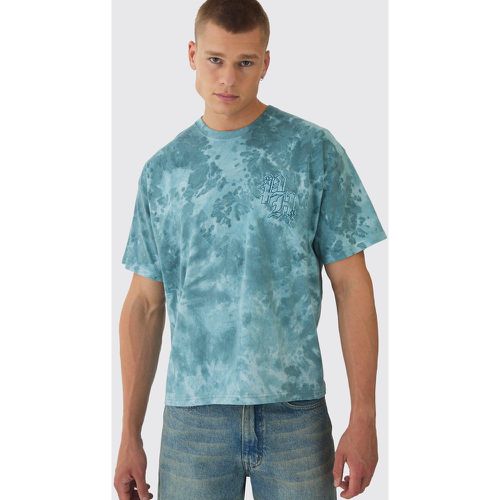 T-shirt oversize épais à imprimé BH - S - Boohooman - Modalova