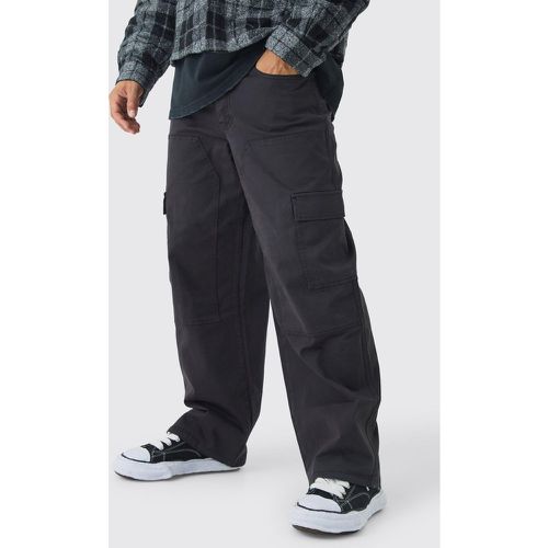 Pantalon cargo baggy surteint - 28 - Boohooman - Modalova