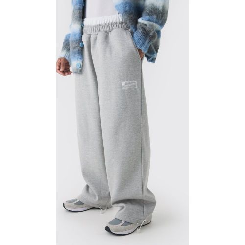 Jogging large noué aux chevilles - S - Boohooman - Modalova