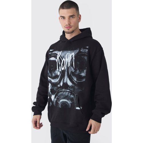 Tall - Sweat à capuche oversize à imprimé Korn homme - S - Boohooman - Modalova