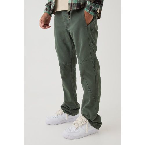 Jean flare slim à empiècements - 30R - Boohooman - Modalova