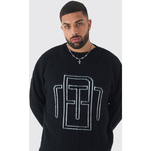 Grande taille - Pull en maille pelucheuse - XXXL - Boohooman - Modalova