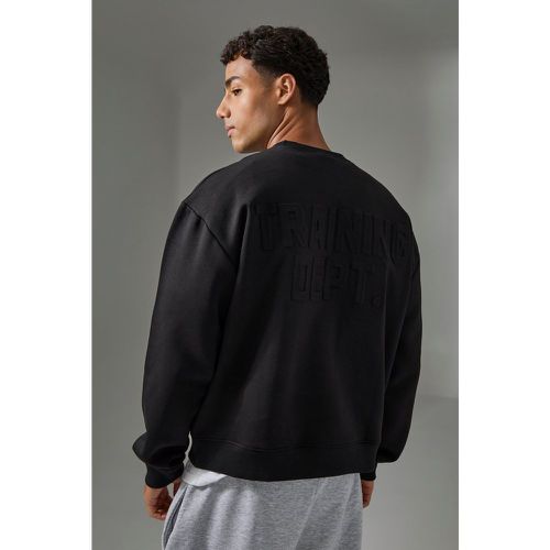 Sweat oversize imprimé - MAN Active - S - Boohooman - Modalova