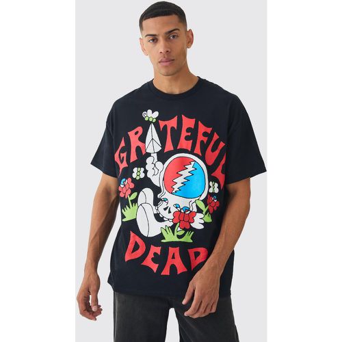 T-shirt oversize imprimé à imprimé Grateful Dead - S - Boohooman - Modalova