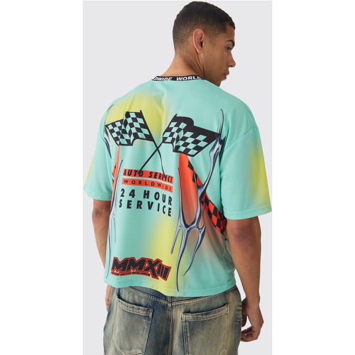 T-shirt oversize à imprimé graffiti - L - Boohooman - Modalova