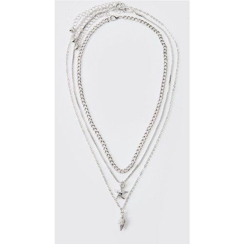 Collier Éclair À Chaînes Multiples - One Size - boohoo - Modalova