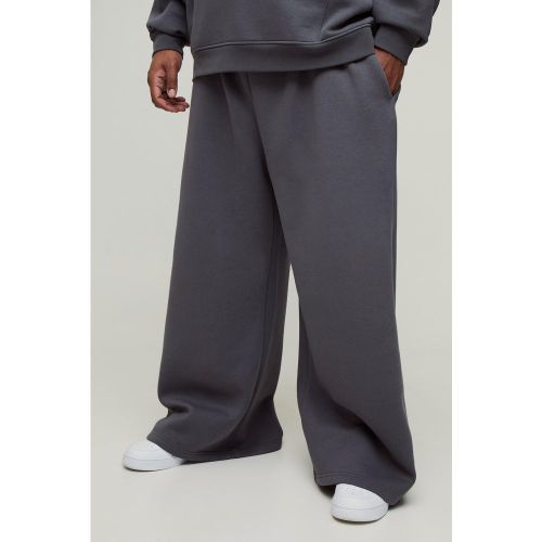 Plus 330GSM Extreme Wide Leg Basic Joggers - XXXL - Boohooman - Modalova