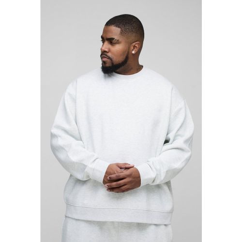 Grande taille - Sweat oversize basique à col ras du cou homme - XXXL - Boohooman - Modalova