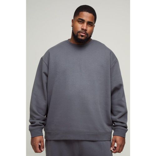 Grande taille - Sweat oversize basique à col ras du cou homme - XXXL - Boohooman - Modalova