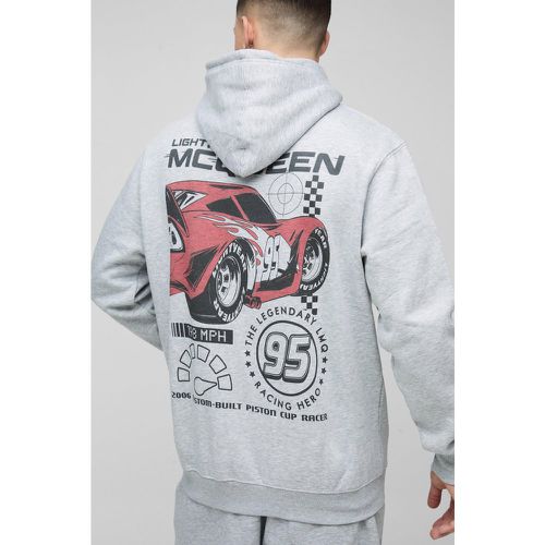 Sweat à capuche oversize à imprimé Pixar Cars homme - S - Boohooman - Modalova