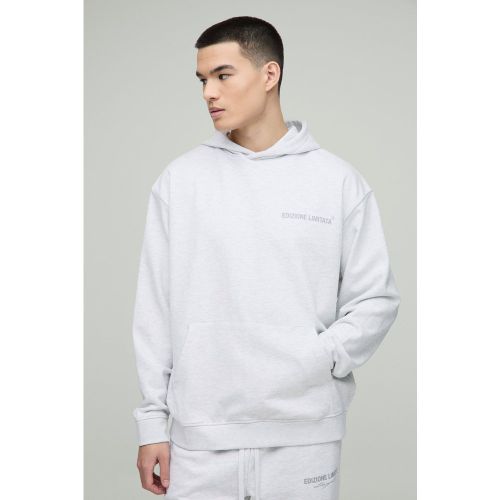 Sweat à capuche oversize épais à col zippé homme - S - Boohooman - Modalova