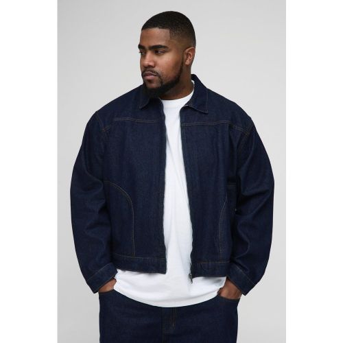 Grande taille - Veste oversize à coutures contrastantes homme - XXXL - Boohooman - Modalova