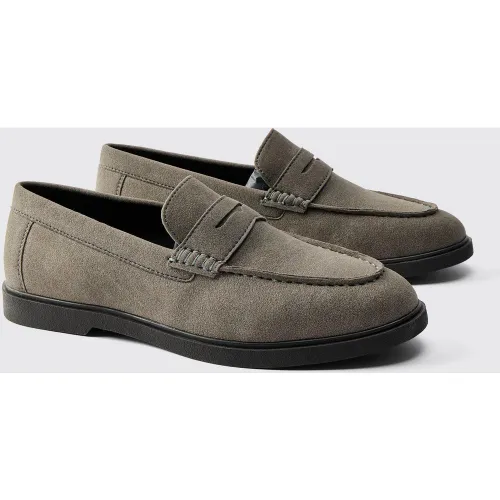 Mocassins en velours côtelé - 41 - Boohooman - Modalova