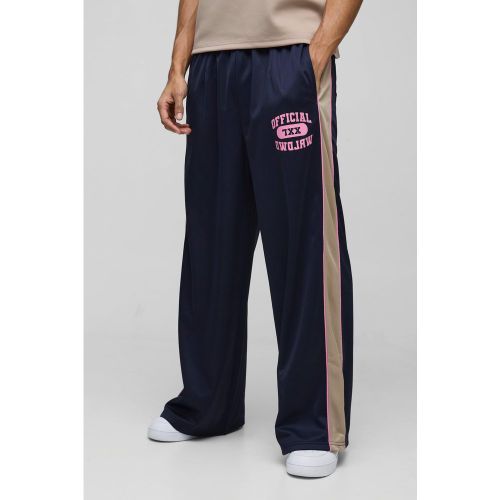 Jogging large en maille à imprimé - M - Boohooman - Modalova