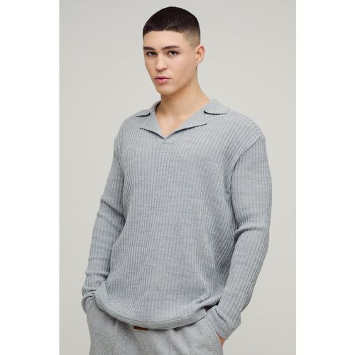 Polo Oversize Côtelé - L - boohoo - Modalova