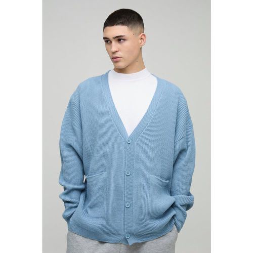 Cardigan oversize côtelé - S - Boohooman - Modalova