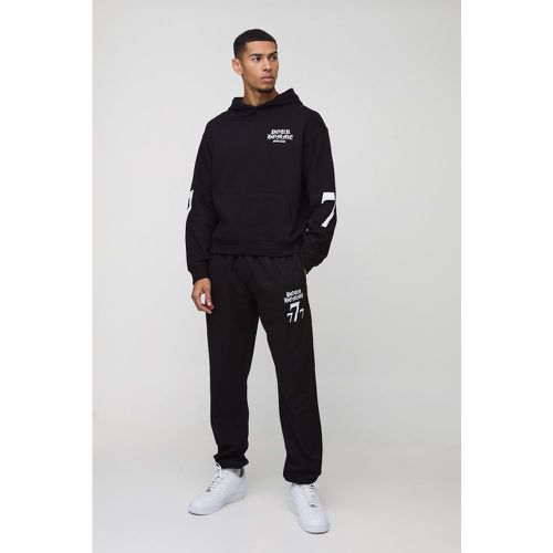 Survêtement oversize imprimé - S - Boohooman - Modalova