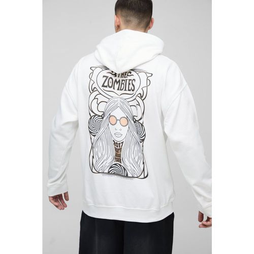 Sweat à capuche oversize à imprimé The Zombies band homme - S - Boohooman - Modalova