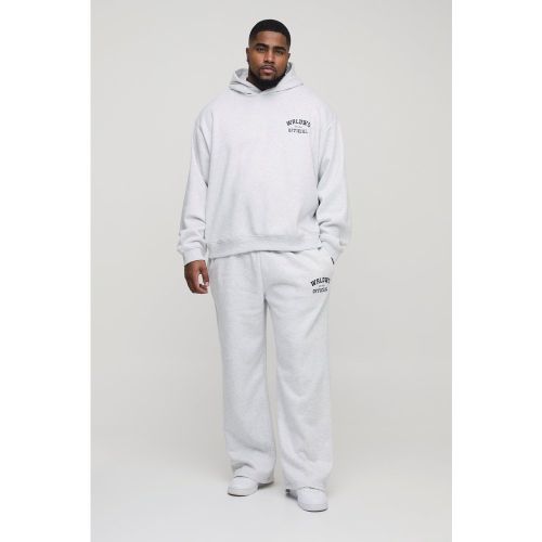 Grande taille - Survêtement oversize avec sweat à capuche - Official - XXXL - Boohooman - Modalova