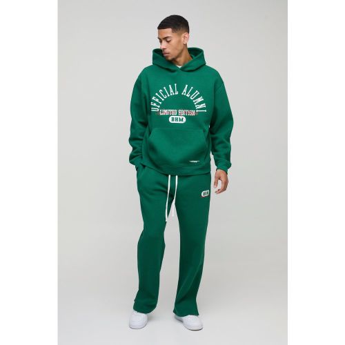 Survêtement sweat à capuche et jogging à imprimé flare - S - Boohooman - Modalova