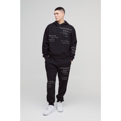 Survêtement oversize 330gsm - S - Boohooman - Modalova