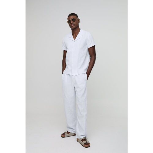 Ensemble avec chemise et pantalon droit - S - Boohooman - Modalova