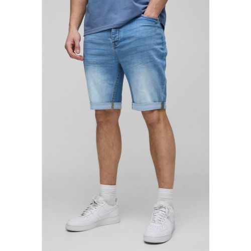 Tall - Short en jean stretch - 30 - Boohooman - Modalova
