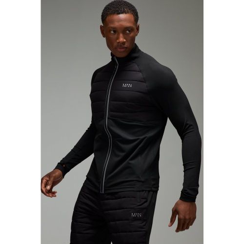 Veste de survêtement matelassée - MAN Active - S - Boohooman - Modalova