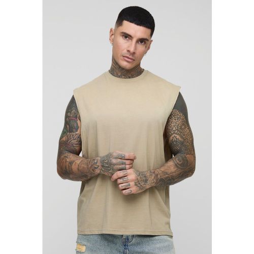 Tall - Débardeur oversize délavé - S - Boohooman - Modalova