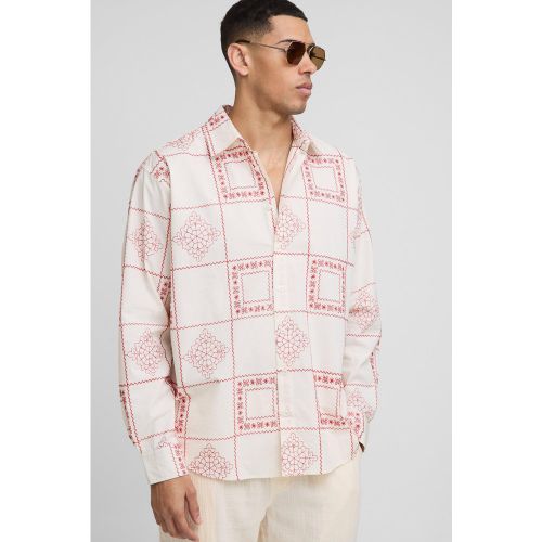 Chemise oversize à manches longues - S - Boohooman - Modalova