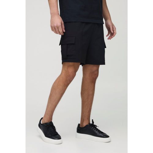 Short cargo technique à taille élastiquée - S - Boohooman - Modalova