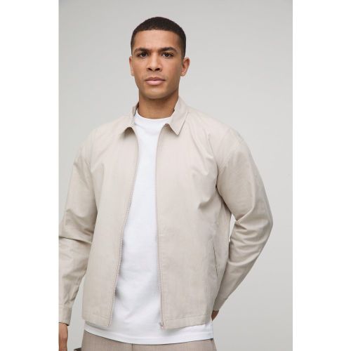Surchemise oversize effet naturel homme - S - Boohooman - Modalova