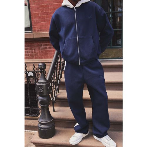 Jogging droit color block - MAN - S - Boohooman - Modalova
