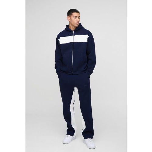 Survêtement oversize color block - MAN - S - Boohooman - Modalova