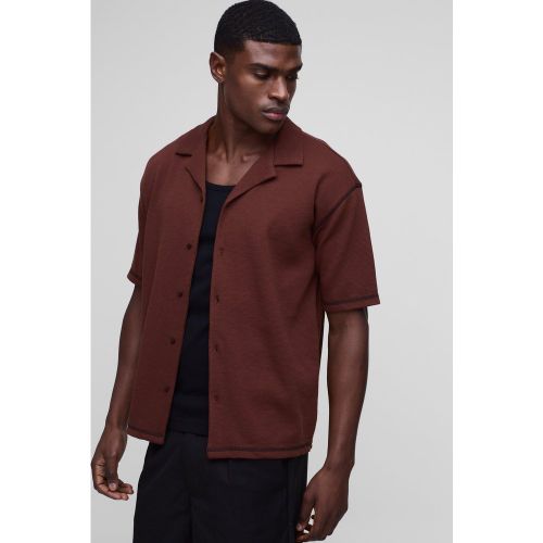 Chemise oversize à coutures contrastantes - S - Boohooman - Modalova