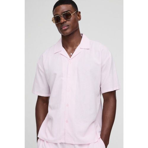 Chemise oversize à manches courtes - S - Boohooman - Modalova