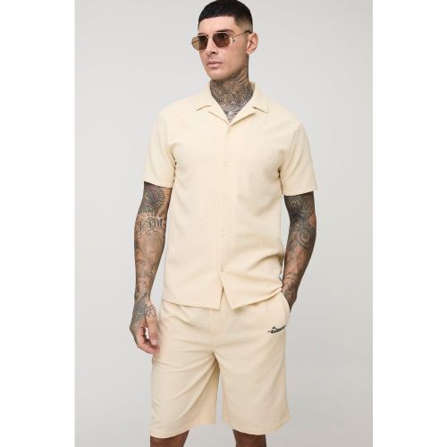 Tall - Ensemble avec chemise et short - S - Boohooman - Modalova