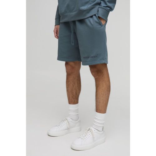 Short épais mi-long à imprimé Edizione - S - Boohooman - Modalova