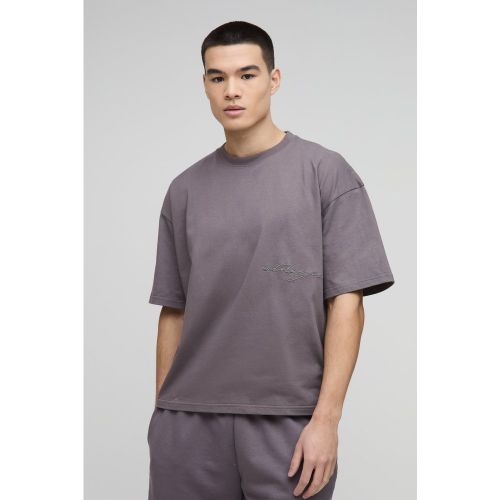 T-shirt oversize épais - S - Boohooman - Modalova